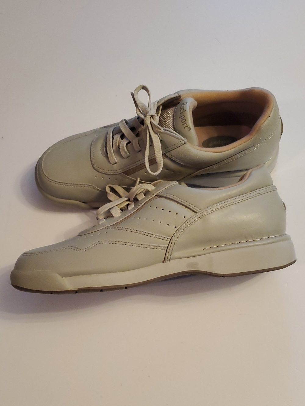 Rockport Men's Lace-Up Athletic Sneakers in Light Gray